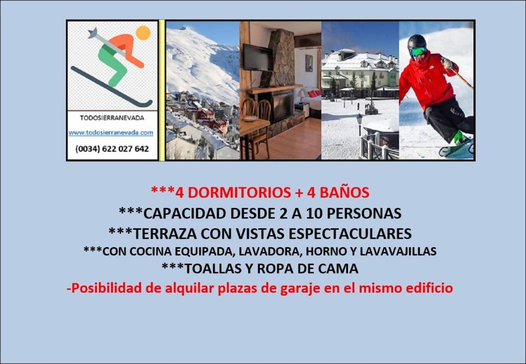 Todosierranevada - Duplex 4 Dormitorios - Vistas Espectaculares A La Montana Sierra Nevada Exterior foto